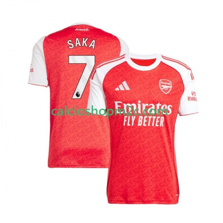 Arsenal Bukayo Saka 7 Maglia Prima 2025/2026 Manica Corta